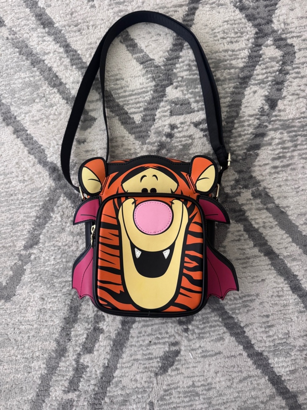 Loungefly Tigger Crossbody Bag in Orange, Pink, Black Halloween